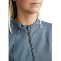 Casaco com fecho completo Montar MoGloria faixa caviar feminino Ardósia escura Cinzento