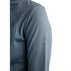 Casaco com fecho completo Montar MoGloria faixa caviar feminino Ardósia escura Cinzento Casaco com fecho completo Montar MoGloria faixa caviar feminino Ardósia escura Cinzento