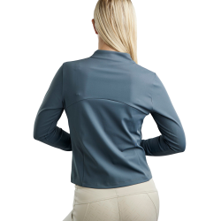 Casaco com fecho completo Montar MoGloria faixa caviar feminino Ardósia escura Cinzento Casaco com fecho completo Montar MoGloria faixa caviar feminino Ardósia escura Cinzento