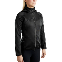 Casaco softshell com fecho completo Montar MoBlair capuz removível cristais gun metal feminino Preto Casaco softshell com fecho completo Montar MoBlair capuz removível cristais gun metal feminino Preto