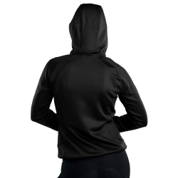 Casaco softshell com fecho completo Montar MoBlair capuz removível cristais gun metal feminino Preto Casaco softshell com fecho completo Montar MoBlair capuz removível cristais gun metal feminino Preto