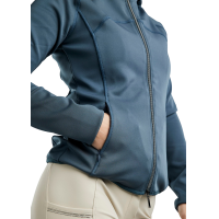 Casaco softshell com fecho completo Montar MoBlair capuz removível cristais gun metal feminino Ardósia escura Cinzento Casaco softshell com fecho completo Montar MoBlair capuz removível cristais gun metal feminino Ardósia escura Cinzento