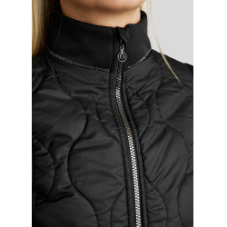 Casaco Híbrido Montar MoMary cristais gun metal feminino