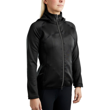 Casaco softshell Montar MoBlair Junior zíper completo cristais gun metal capuz removível Casaco softshell Montar MoBlair Junior zíper completo cristais gun metal capuz removível