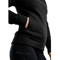 Sweatshirt Montar MoNaja gola alta cristais gun metal feminino Preto Sweatshirt Montar MoNaja gola alta cristais gun metal feminino Preto