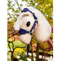 Cabresto para hobby horse LeMieux Damásco Laranja Cabresto para hobby horse LeMieux Damásco Laranja