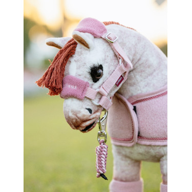 Cabeçada de passeio para brinquedo Mini Pônei LeMieux Florir Rosa Cabeçada de passeio para brinquedo Mini Pônei LeMieux Florir Rosa