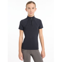 Camiseta de manga curta LeMieux Young Rider Índigo Azul