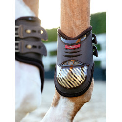 Einfache Gamaschen Exo-Flex® LeMieux Castanho / dourado Einfache Gamaschen Exo-Flex® LeMieux Castanho / dourado