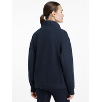 Suéter LeMieux gola com zíper Keira feminino Amêndoa Bege