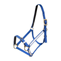 Licol Yankee Finn-Tack Pro nylon avec muserolle ouverte Noir / vert foncé