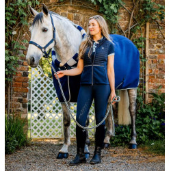 Manta polar Horseware Newmarket Cosy Fleece Cooler Marine witney Azul-marinho