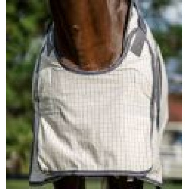 Capa anti-moscas Horseware Rambo Optimo Supreme Summer Sheet Plus CarreauxMarine / gris orage / argent Capa anti-moscas Horseware Rambo Optimo Supreme Summer Sheet Plus CarreauxMarine / gris orage / argent