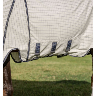 Capa anti-moscas Horseware Rambo Optimo Supreme Summer Sheet Plus CarreauxMarine / gris orage / argent Capa anti-moscas Horseware Rambo Optimo Supreme Summer Sheet Plus CarreauxMarine / gris orage / argent