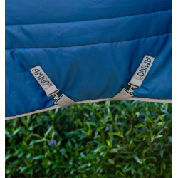 Cobertura de estábulo Horseware Amigo Ripstop Insulator Plus 350g Marinho / cinza titânio Azul-marinho