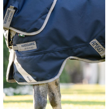 Capa Horseware Amigo 1200D Plus Pônei Turnout 250g Marinho / cinza titânio / prata Capa Horseware Amigo 1200D Plus Pônei Turnout 250g Marinho / cinza titânio / prata
