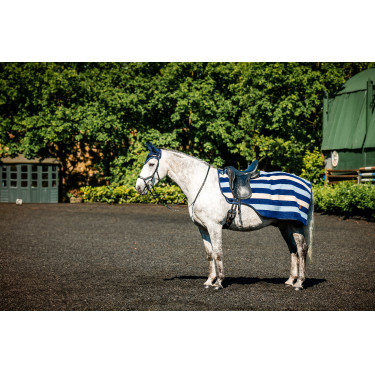 Boné anti-moscas Horseware Newmarket Marine witney Azul-marinho