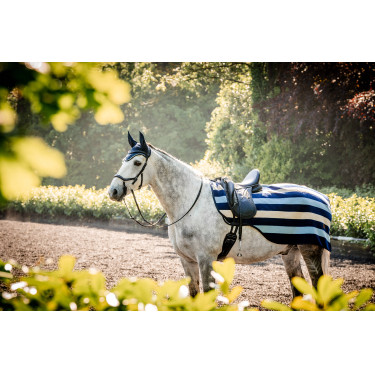 Boné anti-moscas Horseware Newmarket Marine witney Azul-marinho