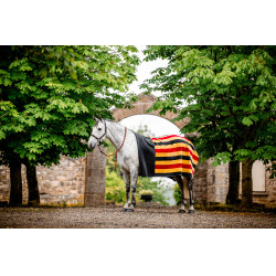 Quadrado polar Horseware Newmarket OrBranco Preto