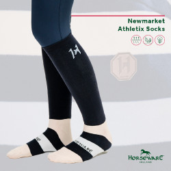 Meias Horseware Newmarket Athletix RayureMarine Meias Horseware Newmarket Athletix RayureMarine
