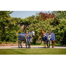 Manta polar Horseware Newmarket Cosy Fleece Cooler Marine witney Azul-marinho