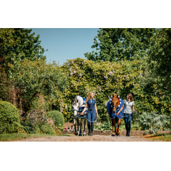 Manta polar Horseware Newmarket Cosy Fleece Cooler Marine witney Azul-marinho