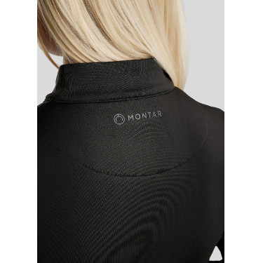 Camada Base Montar MoErina Inverno mangas compridas mulher Preto