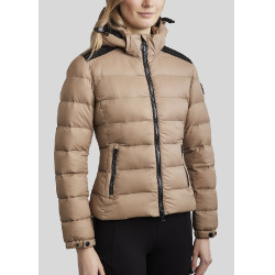 Casaco Montar MoAthena refinado feminino Latté Castanho