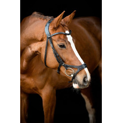 Bridão Montar US Excellence Adapt couro curtido Preto Bridão Montar US Excellence Adapt couro curtido Preto