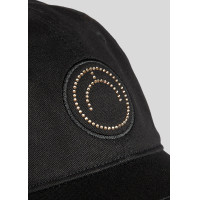 Boné Montar Logo Preto / bege