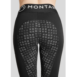 Legging Montar Selena logo full grip feminino Preto
