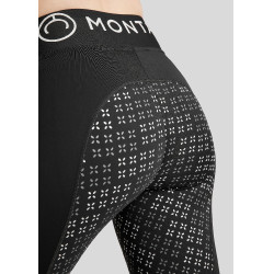 Legging Montar Selena logo full grip feminino Preto