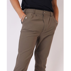 Calça Montar Gary homem reforço joelhos Lama Castanho Calça Montar Gary homem reforço joelhos Lama Castanho