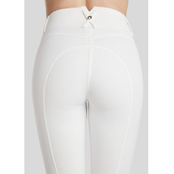 Calça de Montar Molly Yati feminina cintura alta full grip Branco Calça de Montar Molly Yati feminina cintura alta full grip Branco