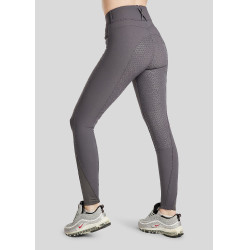Calça de Montar Molly Yati feminina cintura alta full grip Cinzento Calça de Montar Molly Yati feminina cintura alta full grip Cinzento