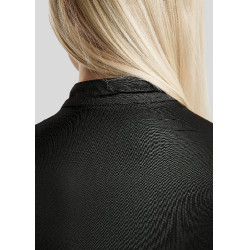 Polo de Equitação Everly Mon Tech feminino de mangas compridas rose gold Preto