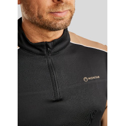 Polo de Equitação MoPhil de mangas compridas para homem Preto Polo de Equitação MoPhil de mangas compridas para homem Preto