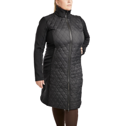 Casaco longo Montar MoQuinn híbrido acolchoado Curve feminino Preto