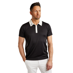 Polo de competição Montar MoWill estruturado feminino Preto