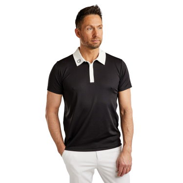 Polo de competição Montar MoWill estruturado feminino Preto