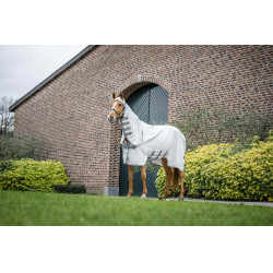 Capa antialérgica Horseware Amigo Ripstop Prata / cinza titânio / prata