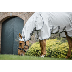 Capa antialérgica Horseware Amigo Ripstop Prata / cinza titânio / prata