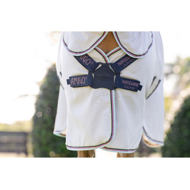 Capa anti-dermatite Horseware Amigo Ripstop Pônei Prata / limão / marinho / rosa / azul Capa anti-dermatite Horseware Amigo Ripstop Pônei Prata / limão / marinho / rosa / azul