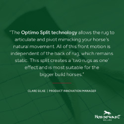 Capa anti-moscas Horseware Rambo Optimo Supreme Summer Sheet Plus CarreauxMarine / gris orage / argent Motivos