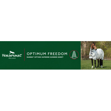 Capa anti-moscas Horseware Rambo Optimo Supreme Summer Sheet Plus CarreauxMarine / gris orage / argent Capa anti-moscas Horseware Rambo Optimo Supreme Summer Sheet Plus CarreauxMarine / gris orage / argent