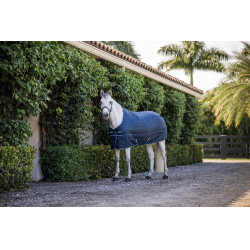 Cobertura de estábulo Horseware Amigo Ripstop Insulator 350g Marinho / cinza titânio Azul-marinho