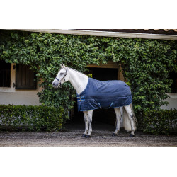 Cobertura de estábulo Horseware Amigo Ripstop Insulator 350g Marinho / cinza titânio Azul-marinho