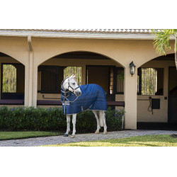 Cobertura de estábulo Horseware Amigo Ripstop Insulator Plus 550g Marinho / cinza titânio Azul-marinho