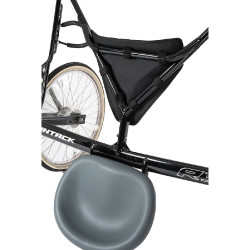 Sulky pônei Finn-Tack R3 QH quadro principal para varas em aço Preto