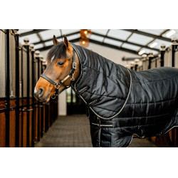 Cobertura de estábulo Horseware Easy-Layer Plus 400g Preto / preto / prata Cobertura de estábulo Horseware Easy-Layer Plus 400g Preto / preto / prata